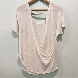 Free People open back tee